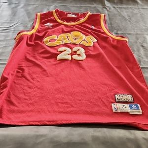 Vintage LeBron James Adidas Hardwood Classics Cleveland Cavs jersey sz XL